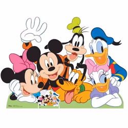 Figurine - Disney - Mickey et ses amis - 99 cm - 137 cm - Décoration intérieure enfantine