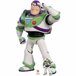Figurine en carton - Disney - Buzz léclair - 129 cm - Décoration intérieure - Mixte
