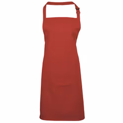 Premier - Tablier avec poche - Taille unique (Rouge)