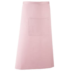 Premier - Tablier de bar style continental long - Taille unique (Rose pâle)