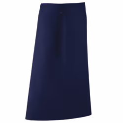 Premier - Tablier de bar style continental long - Taille unique (Bleu marine)