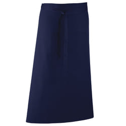 Premier - Tablier de bar style continental long - Taille unique (Bleu marine)