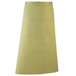Premier - Tablier de bar style continental long - Taille unique (Vert citron)