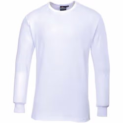 Portwest B123 - T-shirt thermique à manches longues - Homme (Blanc)