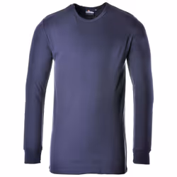 Portwest B123 - T-shirt thermique à manches longues - Homme (Bleu marine)