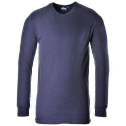 Portwest B123 - T-shirt thermique à manches longues - Homme (Bleu marine)