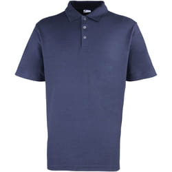 Premier - Polo épais à manches courtes - Homme (Bleu marine)