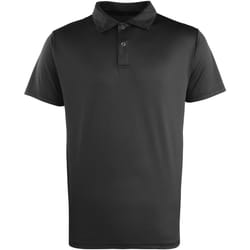 Premier - Polo à manches courtes - Unisexe (Noir)
