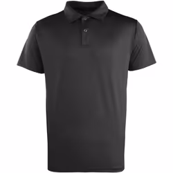 Premier - Polo à manches courtes - Unisexe (Noir)