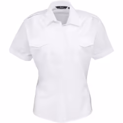 Premier Pilote - Chemise à manches courtes - Femme (Blanc)
