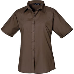 Premier - Chemisier à manches courtes - Femme (Marron)