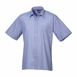 Premier - Chemise à manches courtes - Homme (Bleu moyen)