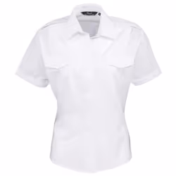 Premier Pilote - Chemise à manches courtes - Femme (Blanc)