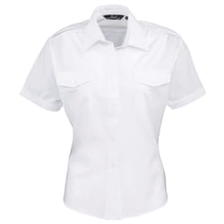 Premier Pilote - Chemise à manches courtes - Femme (Blanc)
