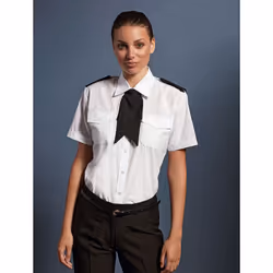 Premier Pilote - Chemise à manches courtes - Femme (Blanc)