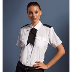 Premier Pilote - Chemise à manches courtes - Femme (Blanc)
