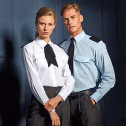 Premier - Chemise de pilote à manches longues - Homme (Blanc)
