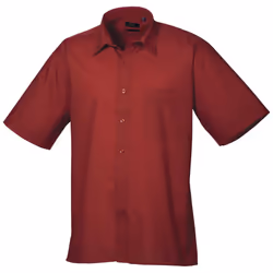 Premier - Chemise à manches courtes - Homme (Bordeaux)