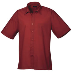 Premier - Chemise à manches courtes - Homme (Bordeaux)