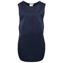 Premier - Tablier long à poche - Taille XL (Bleu marine)