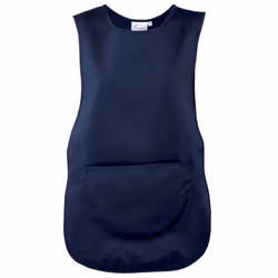 Premier - Tablier avec poche - Femme - Taille L (Bleu marine)