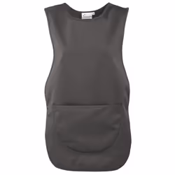 Premier - Tablier avec poche - Femme - Taille M (Gris foncé)