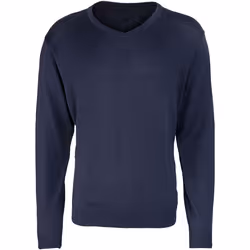 Premier - Pull à col en V - Homme (Bleu marine)
