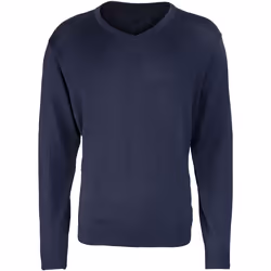 Premier - Pull à col en V - Homme (Bleu marine)