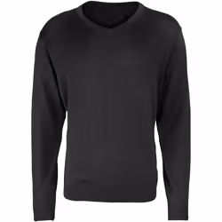 Premier - Pull à col en V - Homme (Noir)