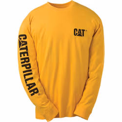 Caterpillar C1510034 - T-shirt à manches longues - Homme (Jaune)