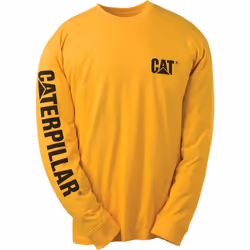 Caterpillar C1510034 - T-shirt à manches longues - Homme (Jaune)