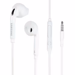 Écouteurs Intra-Auriculaires - Samsung - EG920BW - Blanc - Conçus pour Galaxy S6 - Filaire