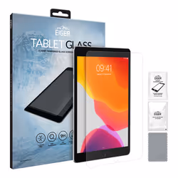 EIGER GLASS, Protection d'écran transparent, 25,9 cm (10.2"), 9H, Verre trempé, 1 pièce(s)