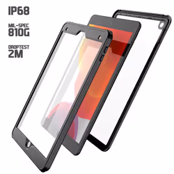 EIGER EGPE00129 étui pour tablette 10.2" Coque Noir, Transparent