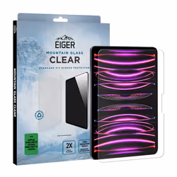 EIGER EGSP00971, Protection d'écran transparent, 33 cm (13"), Verre trempé, 1 pièce(s)