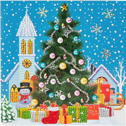 OZ International Crystal Art Kit Tableau Broderie Diamant 30X30Cm Anne Stokes Tisseuse