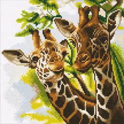 CRAFT Buddy Friendly Giraffes, Kit de loisirs créatifs pour enfants, 6 an(s), Multicolore