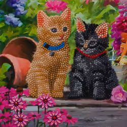CRAFT Buddy Cat Friends, Kit de loisirs créatifs pour enfants, 6 an(s), Multicolore