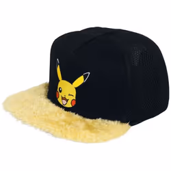 Pokémon Casquette Unisex Pikachu Wink Jaune Noir Taille unique