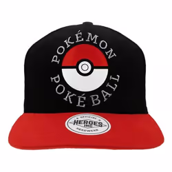 Pokémon Casquette Unisex Trainer 58 cm Noir Rouge Taille unique