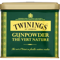 TWININGS Thé vert nature Gunpowder - 200 g