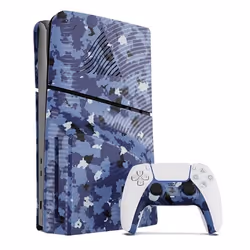 Maxx Tech MXT-SLFPBC-PS5, Panneau de côté, PlayStation 5, Noir, Bleu, Blanc, 215 mm, 65 mm, 357 mm
