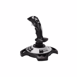 Maxx Tech MXT-JOY-PC, Joystick, PC, Avec fil, USB, USB Type-A, Noir, Gris clair