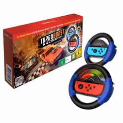 Maxx Tech MXT-TBRW, Volant, Nintendo Switch, Analogique, Noir, Bleu, Rouge, Activité, 309 mm