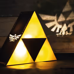 Paladone Tri-Force Figurine lumineuse décorative Noir, Jaune