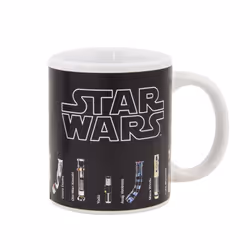 Paladone PP3699SWV2, Unique, 0,3 L, Noir, Blanc, Vitrocéramique, Mug, Universel