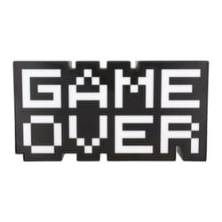 Paladone Game Over Boîte lumineuse Noir, Blanc 1 lampe(s)
