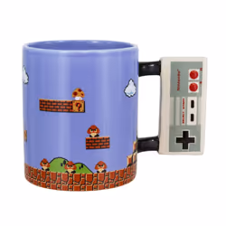 Paladone Nes Controller Shaped, Unique, 0,3 L, Noir, Bleu, Rouge, Blanc, Vitrocéramique, Universel, 1 pièce(s)
