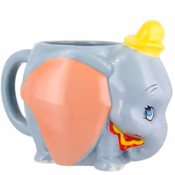 Mug 3D - DISNEY - Dumbo - Gris - Rond - 400ml