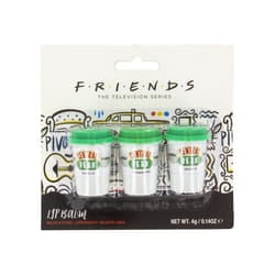Friends Baume à lèvres Central Perk Ensemble de 3 Sitcom Souvenirs Flavored Lip Care